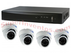 Kit de videovigilancia con conexión a Internet TVI Full HD 1080p