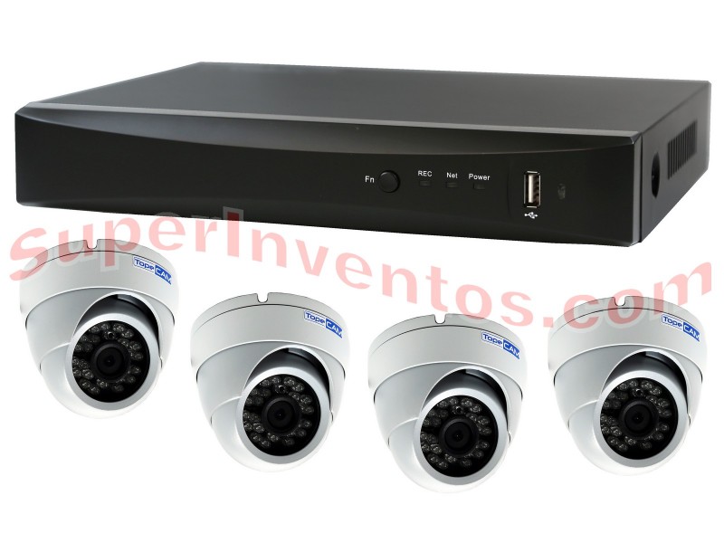 Kit de videovigilancia con conexión a Internet TVI Full HD 1080p
