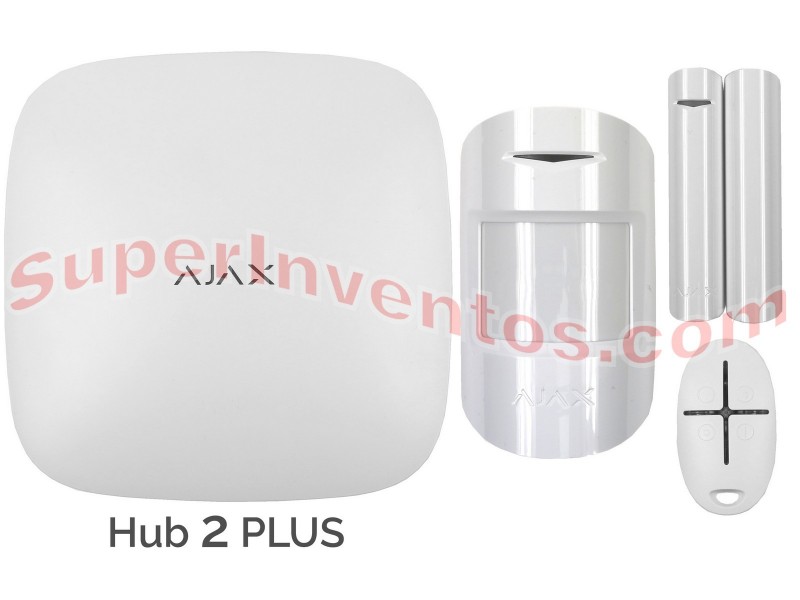 Kit básico alarma Ajax System Hub 2 Plus
