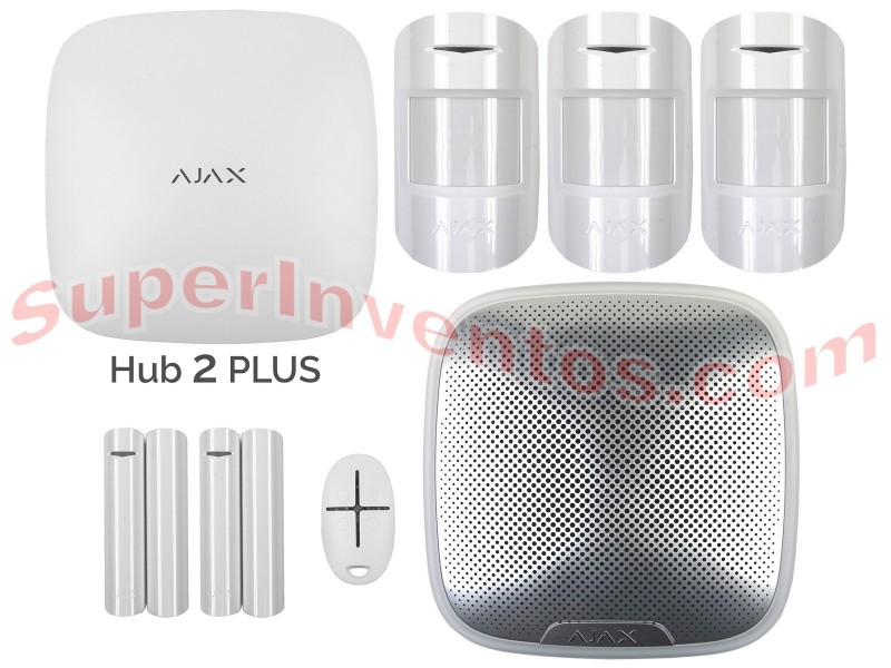 Alarma Ajax System 2 Plus seguridad total con conexión a Internet