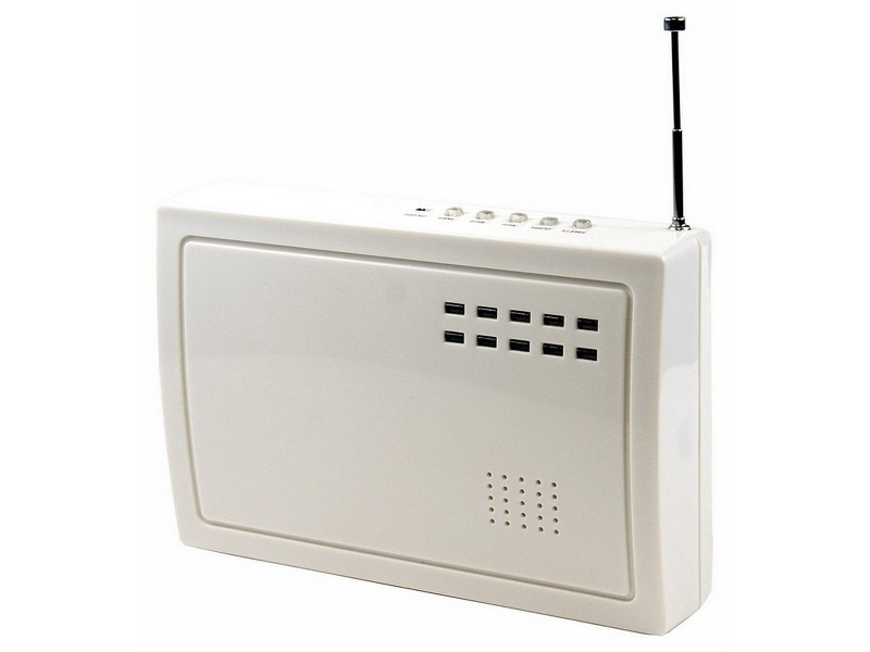 Amplifica la señal de radiofrecuencia de hasta 60 periféricos SafeMax. permitiendo su instalación en lugares más alejados