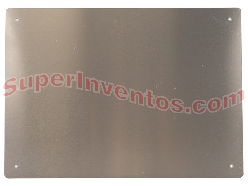 Placa de aluminio para cartel disuasorio A4