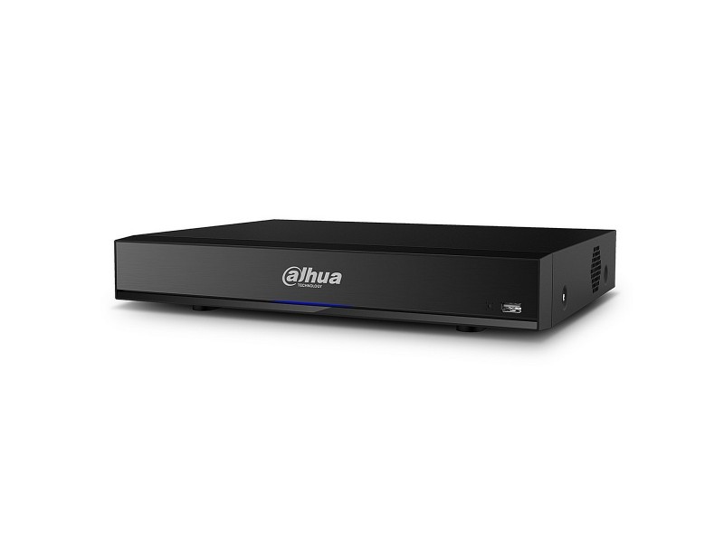 Grabador Dahua 4K, admite hasta 8 canales por BNC + 8 IP adicionales, 8 micrófonos y entradas de alarma