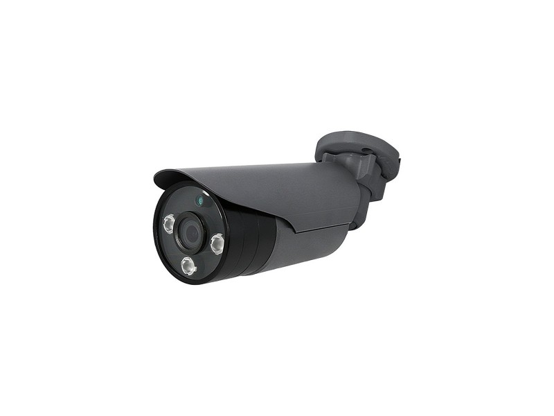 Cámara bullet o de brazo Ultra HD 4K con lente varifocal de ajuste motorizado para el zoom, y 50 metros de infrarrojos