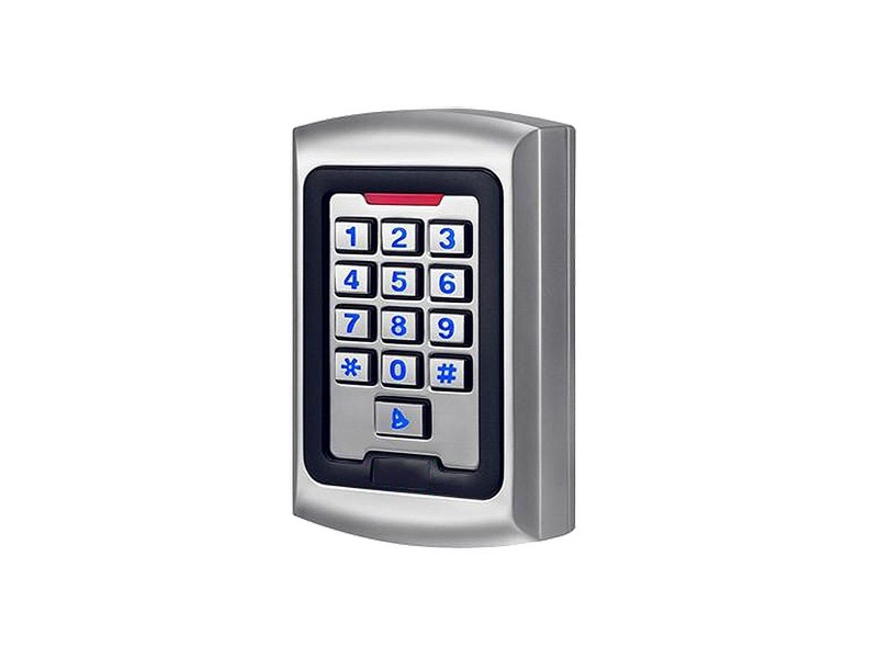 Control de acceso mediante PIN o RFID con salida de relé configurable NO/NC