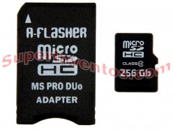 Tarjeta memoria microSD 256...