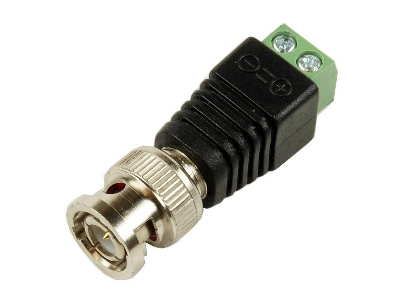 Conector BNC de clema para cámaras de vigilancia con cable RG59, no requiere herramientas ni soldaduras