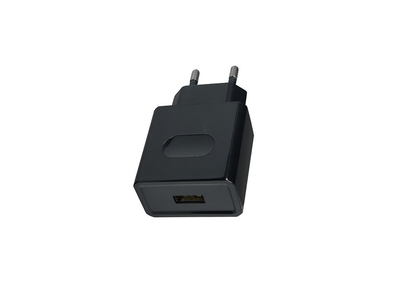 Transformador de corriente a 5V y 2 Amperios con conexión USB, de tamaño compacto y carga rápida