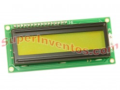 Módulo LCD I2C y serie 2 x 16 LCD03 verde
