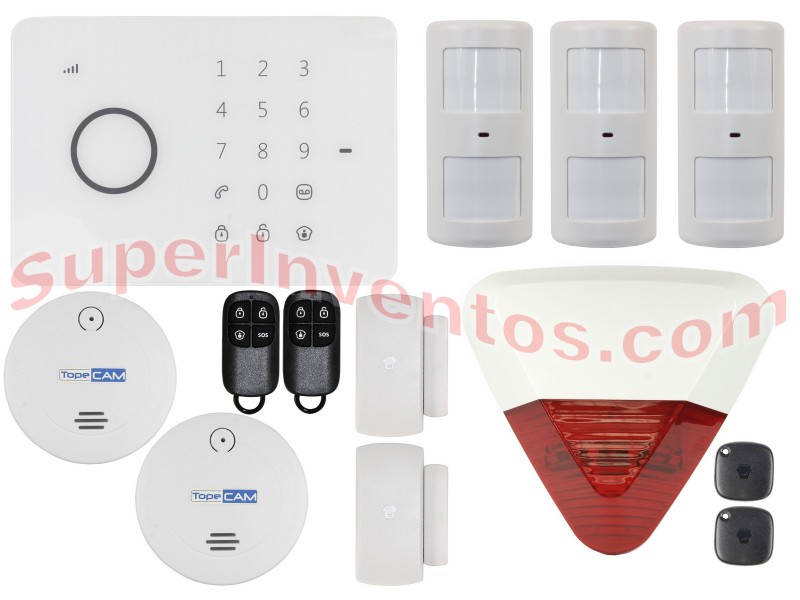 Kit alarma en propiedad para vivienda unifamiliar Aurora G5 Touch