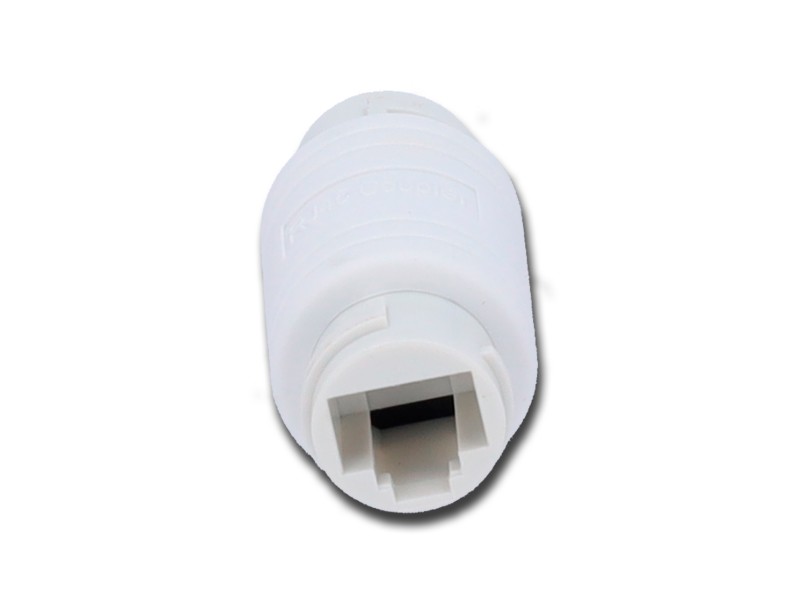 extensor para instalaciones RJ45 con entrada y salida hembra apto para exterior IP68