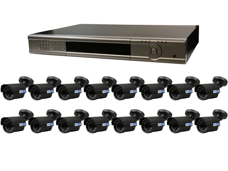 Kit de vigilancia TVI Full HD 16 cámaras de exterior
