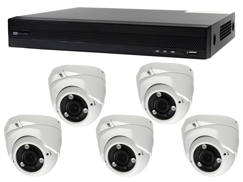 Kit de videovigilancia UHD 5 Megapíxeles varifocales, ampliable