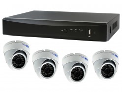 Kit de videovigilancia TVI Full HD 4 cámaras, ampliable