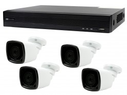 Kit de vigilancia 5 Megapíxeles con 4 cámaras de exterior
