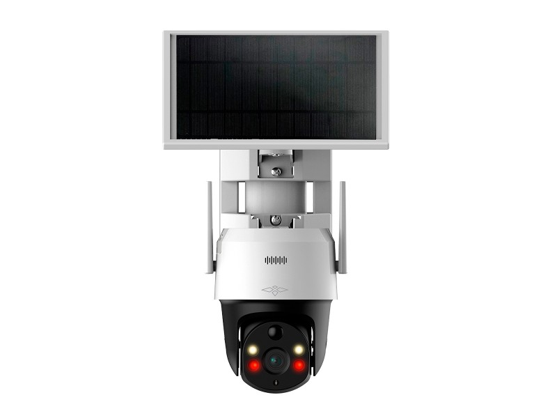 cámara de seguridad con panel solar