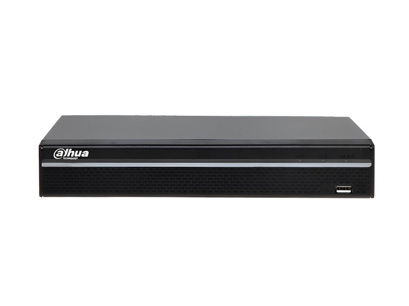 Vídeo grabador NVR Dahua  para 4 canales de videovigilancia IP con alimentación PoE