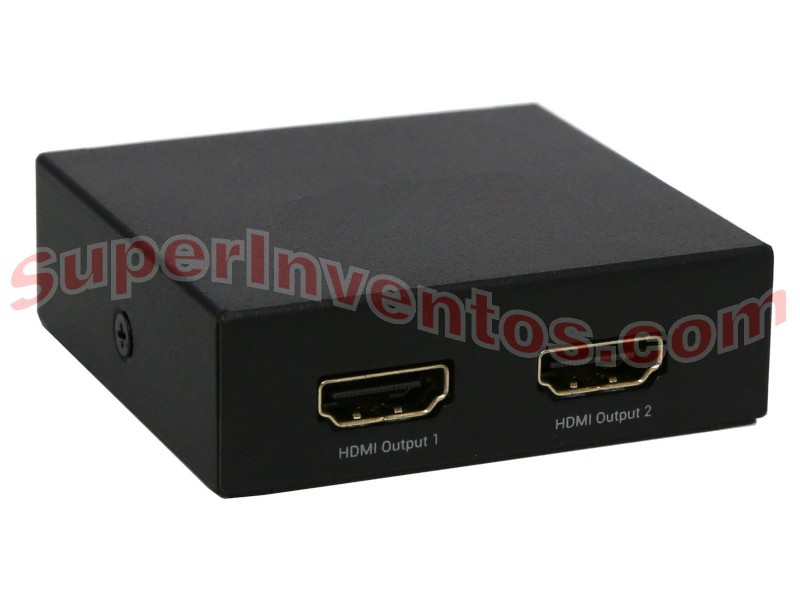 DIVISOR HDMI 1 ENTRADA/2 SALIDAS CALIDAD FULL HD 1080P