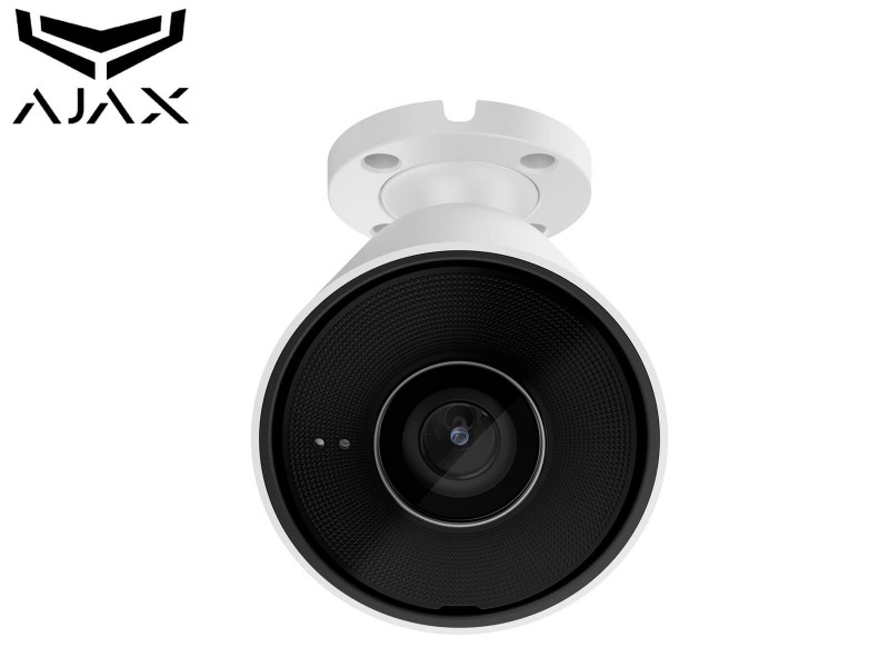 vista frontal cámara ip bullet de ajax