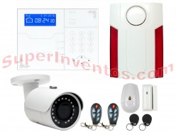 Kit alarma sin cuotas SafeMax i20 con cámara IP Wi-Fi de exterior