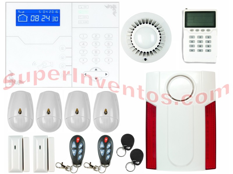 Kit alarma SafeMax i20 conexión IP deluxe