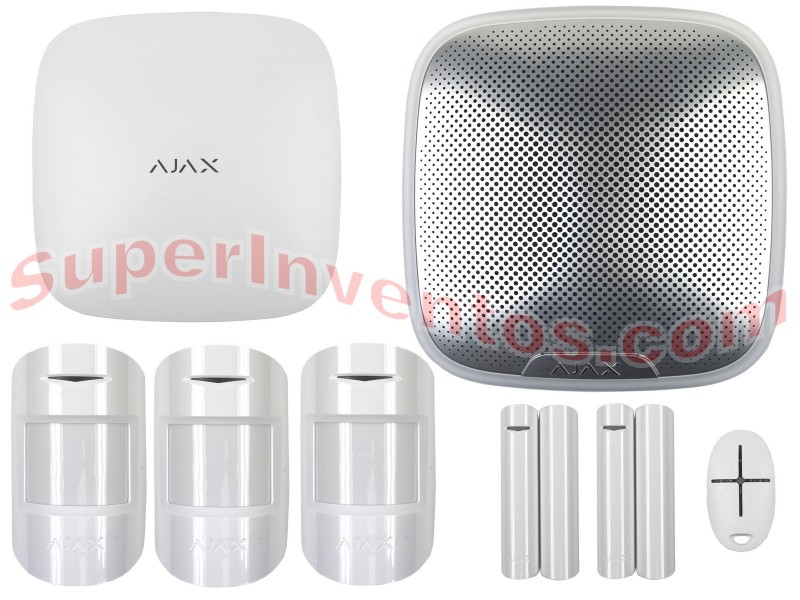 Alarma AJAX kit seguridad completa con conexión IP