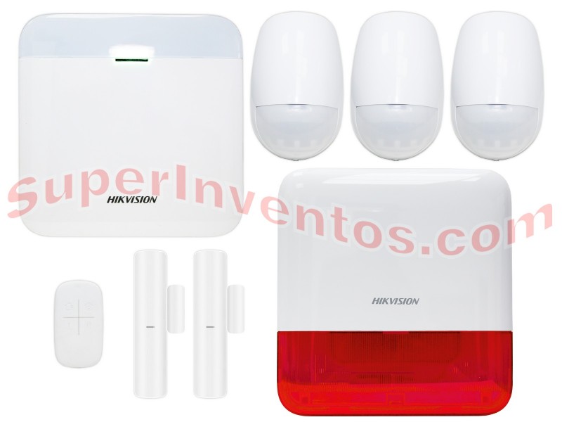 Alarma Hikvision AX-Pro 96 kit seguridad completa