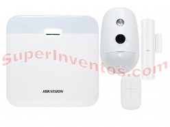 Kit de alarma Hikvision AX-Pro 96 con vídeo-verificación
