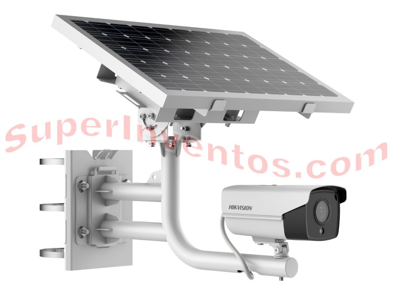 Kit panel solar + cámara 4G para videovigilancia