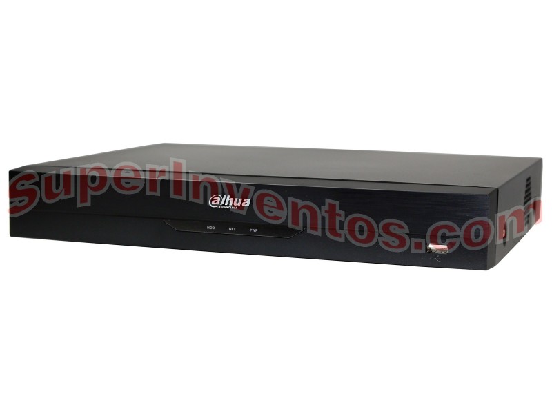 Grabador 8 MP/ 4K 16 canales y entradas cableadas PRO