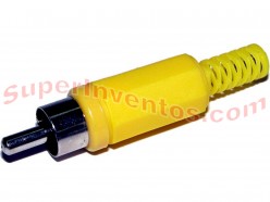 Conector RCA macho para soldar