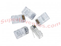 Conector de red RJ45 cat5/6 25 unidades