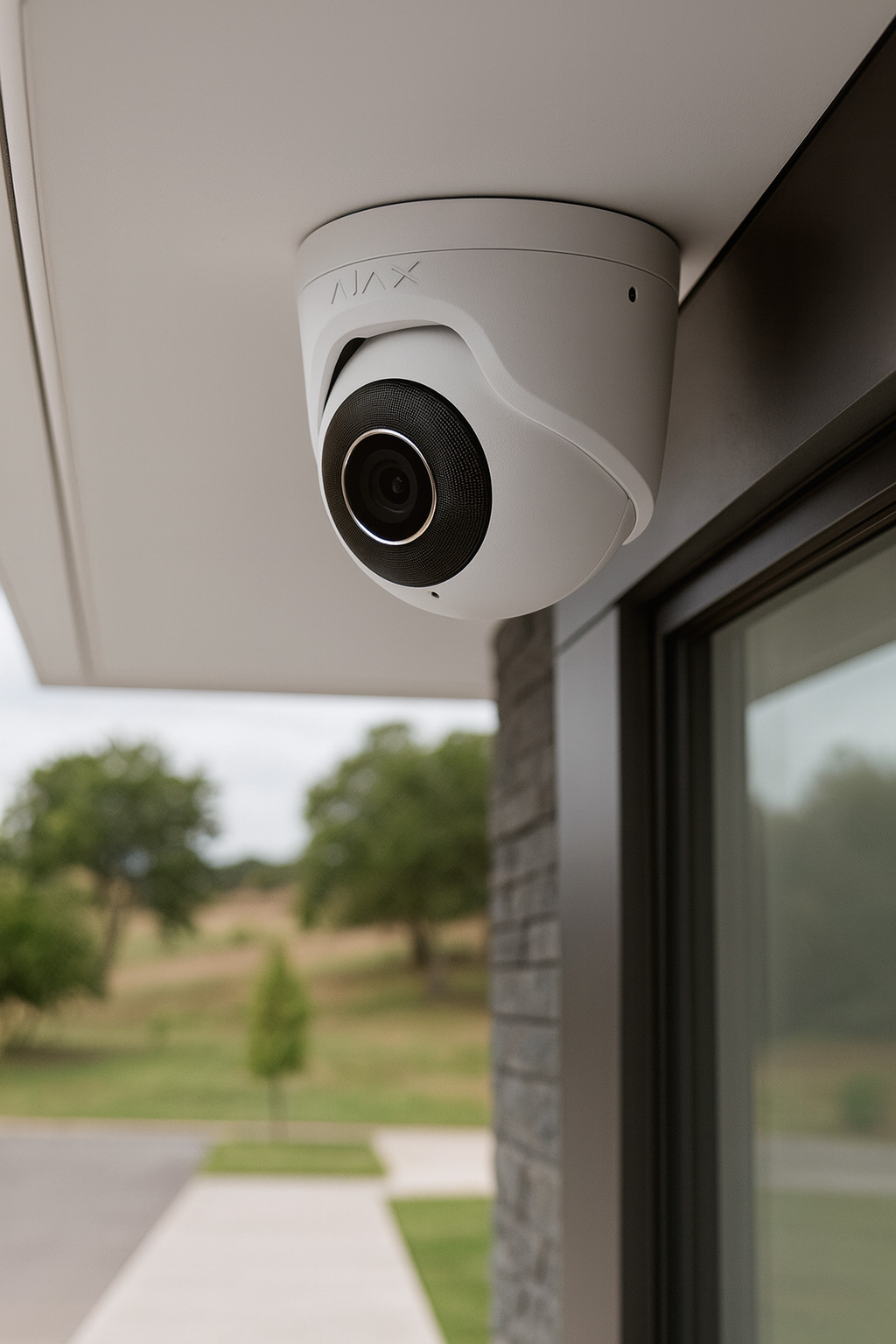 cámara de vigilancia ajax instalación en exterior