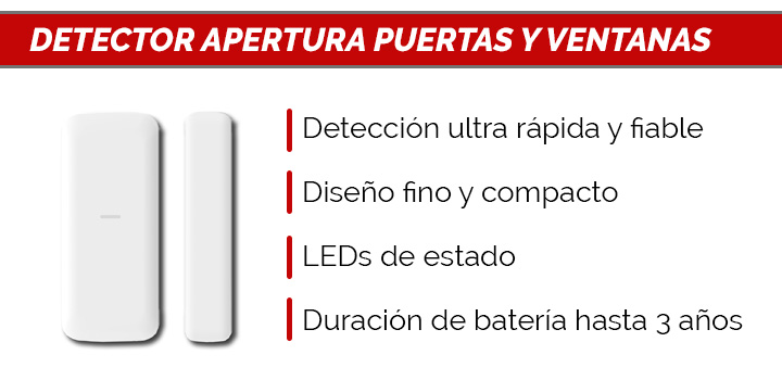 detector magnético slim hikvision ax-pro DS-PDMCS-EG2-WE