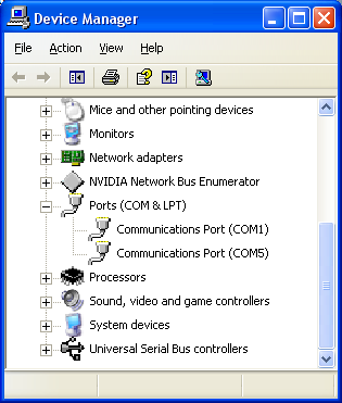 Modo de ver el puerto COM asignado dentro del panel de control de Windows