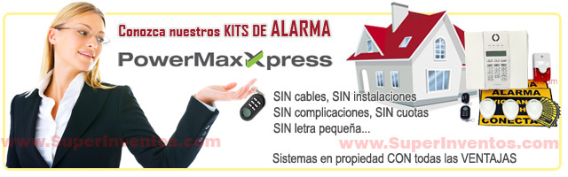 Haga clic aquí y descubra una gran variedad de kits de alarmas PowerMax Xpress para cubrir todo tipo de necesidades.