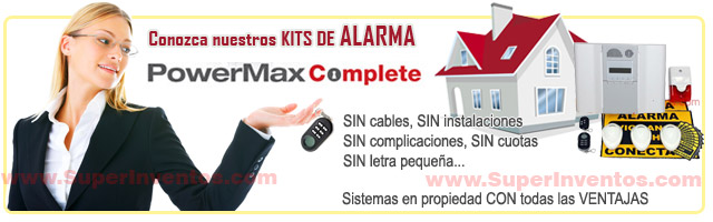 Haga clic aquí y descubra una gran variedad de kits de alarmas PowerMax Complete para cubrir todo tipo de necesidades.