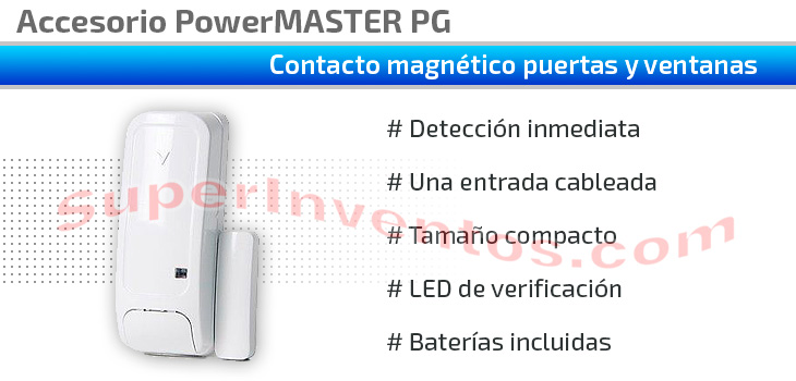 Detector apertura para puertas o ventanas MC-302 EP2 PowerMASTER