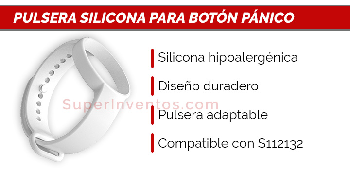 Pulsera de silicona para el botón de pánico de la alarma Hikvision AX-Pro