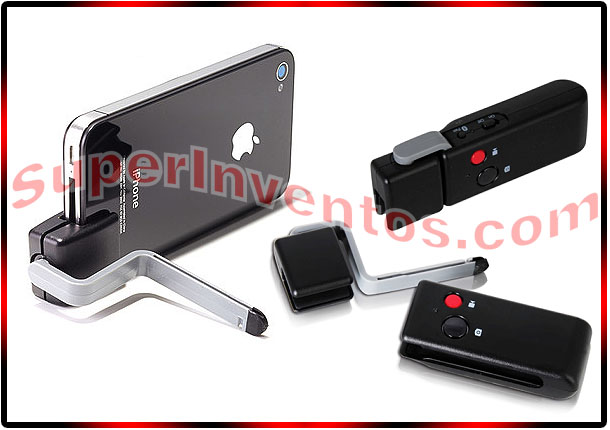 muestrario completo del controlador remoto de fotografia y video para iPhone y iPod touch